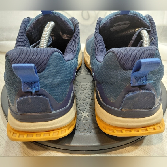 Altra Mens Lone Peak 7 Navy Light Blue Trail Running Shoes Gold Out Sole SIZE 11 - Picture 6 of 13